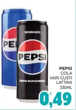 Eté Pepsi cola lattina offerta