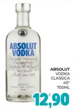 Eté Absolut vodka classica 40° offerta