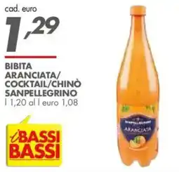 Italmark Bibita aranciata/ cocktail/chino SANPELLEGRINO offerta