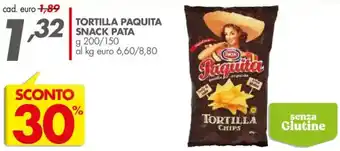 Italmark Tortilla paquita snack PATA offerta