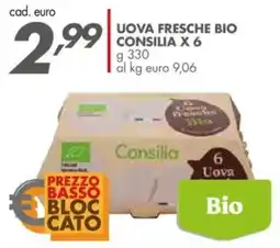 Italmark Uova fresche bio CONSILIA X 6 offerta