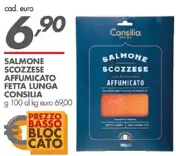 Italmark Salmone scozzese affumicato fetta lunga CONSILIA offerta