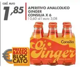 Italmark Aperitivo analcolico ginger CONSILIA X 6 offerta