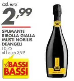 Italmark Spumante ribolla gialla MUSTI NOBILIS DEANGELI offerta