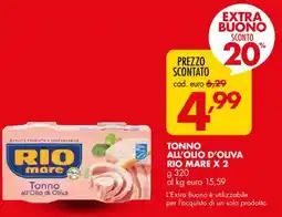 Italmark Tonno all'olio d'oliva RIO MARE X2 offerta
