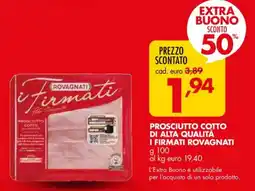 Italmark Prosciutto cotto di alta qualità i firmati ROVAGNATI offerta