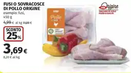 Coop Superstore Fusi o sovracosce di pollo origine offerta