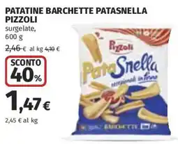 Coop Superstore Patatine barchette patasnella PIZZOLI offerta