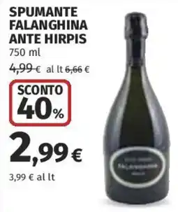 Coop Superstore Spumante falanghina ANTE HIRPIS offerta