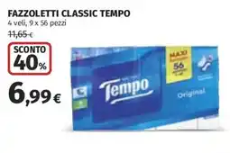 Coop Superstore Fazzoletti classic TEMPO offerta