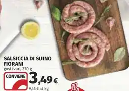 Coop Superstore Salsiccia di suino FIORANI offerta