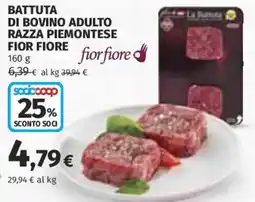 Coop Superstore Battuta di bovino adulto razza piemontese FIOR FIORE offerta