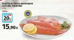 Coop Superstore Filetto di trota salmonata i.g.p. del trentino offerta