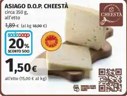 Coop Superstore Asiago D.O.P. CHEESTÀ offerta