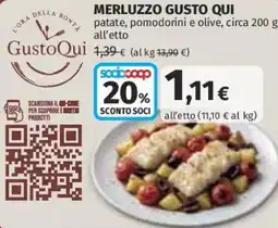 Coop Superstore Merluzzo GUSTO QUI offerta
