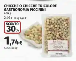 Coop Superstore Chicche o chicche tricolore gastronomia PICCININI offerta