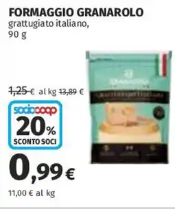 Coop Superstore Formaggio GRANAROLO offerta