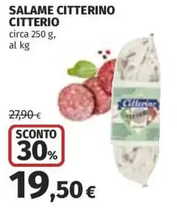 Coop Superstore Salame citterino CITTERIO offerta