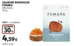 Coop Superstore Salmone norvegese FUMARA offerta