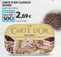 Coop Superstore Carte d'or classico ALGIDA offerta
