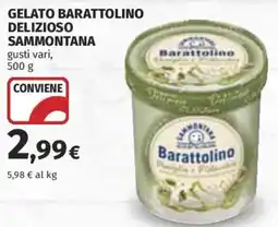 Coop Superstore Gelato barattolino delizioso SAMMONTANA offerta