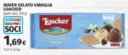 Coop Superstore Wafer gelato vaniglia LOACKER offerta