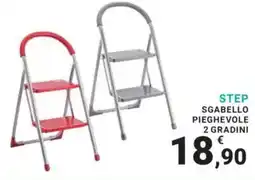 Eté Step sgabello pieghevole 2 gradini offerta