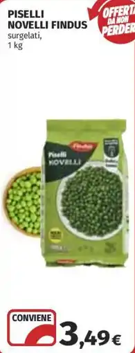Coop Superstore Piselli novelli FINDUS offerta