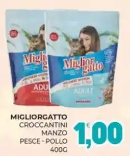 Eté Migliorgatto croccantini manzo pesce - pollo offerta