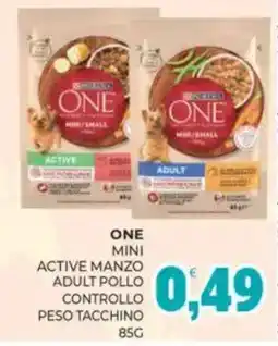 Eté One mini active manzo adult pollo controllo peso tacchino offerta
