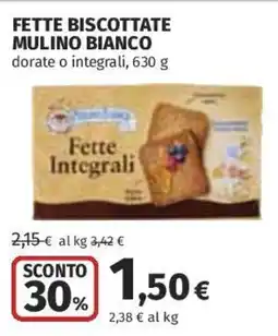Coop Superstore Fette biscottate MULINO BIANCO offerta
