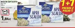 Coop Superstore Riso in cup SCOTTI offerta