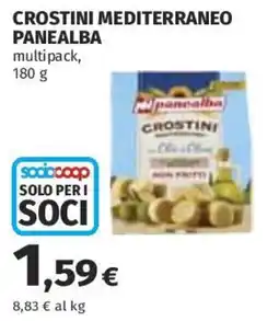 Coop Superstore Crostini mediterraneo PANEALBA offerta