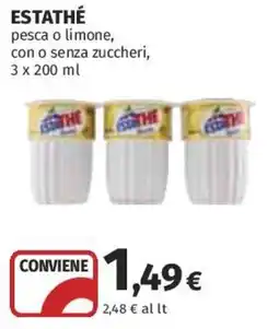 Coop Superstore Estathé pesca o limone, con o senza zuccheri offerta