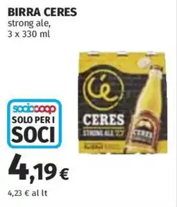 Coop Superstore Birra ceres strong ale offerta