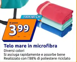 Action Telo mare in microfibra offerta