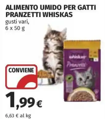 Coop Superstore Alimento umido per gatti pranzetti WHISKAS offerta