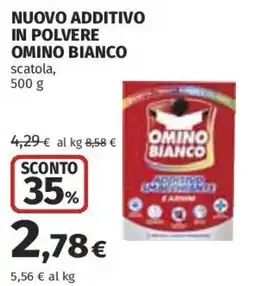 Coop Superstore Nuovo additivo in polvere OMINO BIANCO offerta