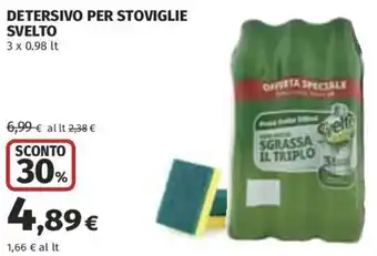 Coop Superstore Detersivo per stoviglie SVELTO offerta