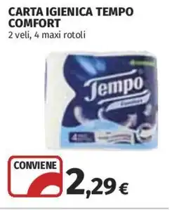 Coop Superstore Carta igienica tempo comfort offerta
