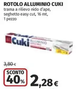 Coop Superstore Rotolo alluminio CUKI offerta