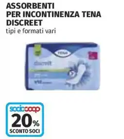 Coop Superstore Assorbenti per incontinenza tena DISCREET offerta