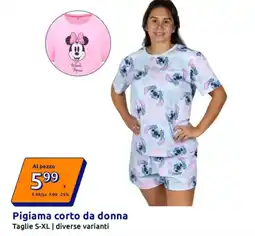 Action Pigiama corto da donna offerta