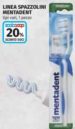 Coop Superstore Linea spazzolini MENTADENT offerta