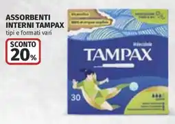 Coop Superstore Assorbenti interni TAMPAX offerta