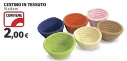 Coop Superstore Cestino in tessuto offerta