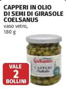 Coop Superstore Capperi in olio di semi di girasole COELSANUS offerta
