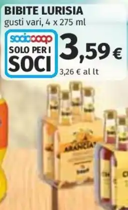 Coop Superstore Bibite LURISIA offerta