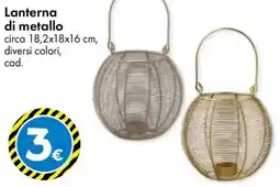 Tedi Lanterna di metallo offerta
