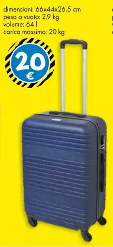 Tedi Valigia rigida blu scuro offerta